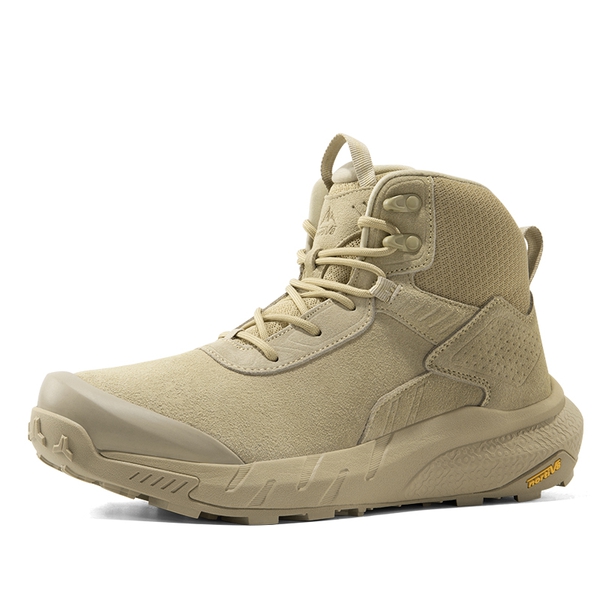 [VaporGuard] Men's Waterproof Military Tactical Work Boots - SAND -  0